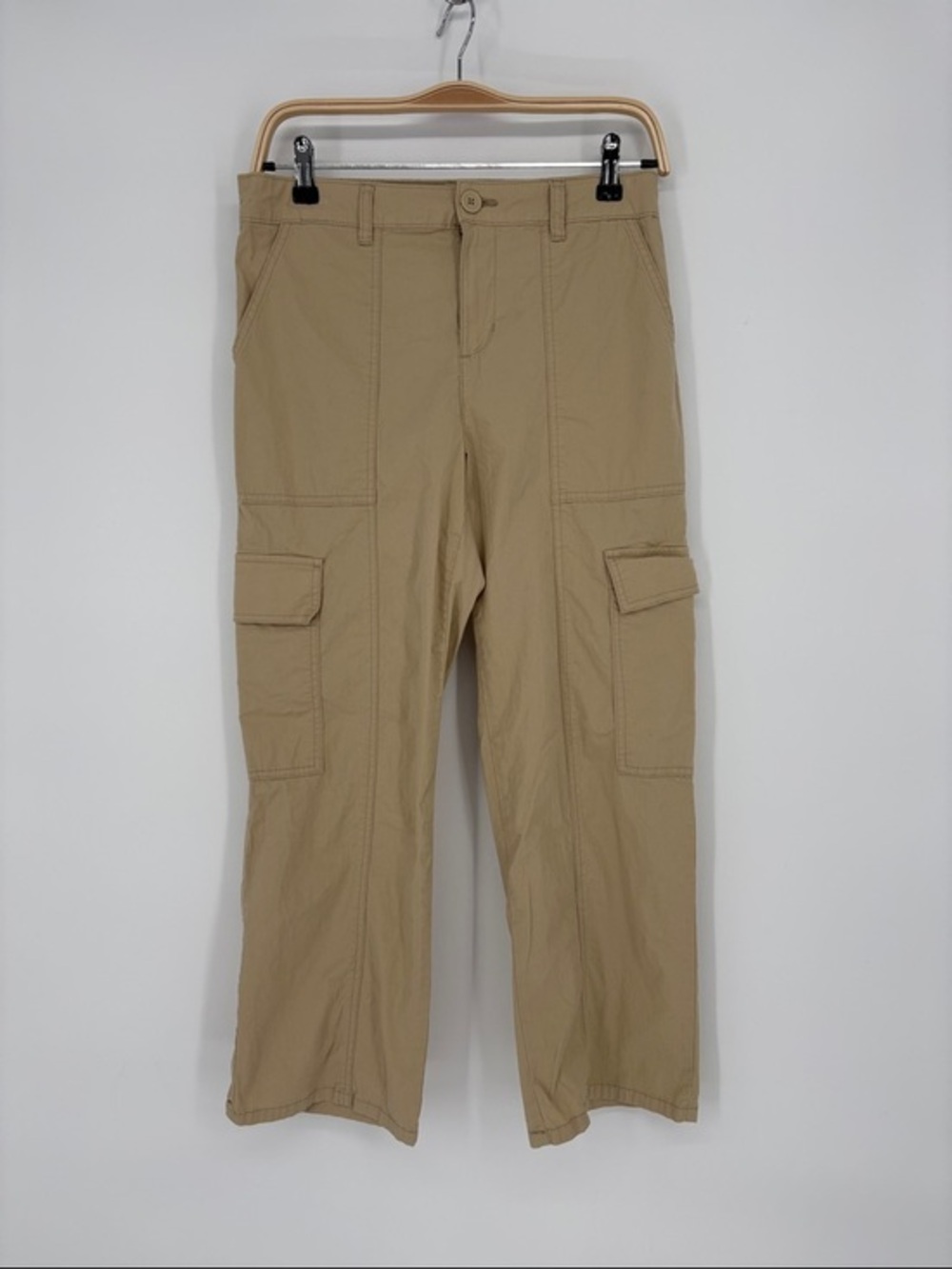 👾 Social Standard by Sanctuary Straight-Leg cotton stretch Cargo Pants in Tan